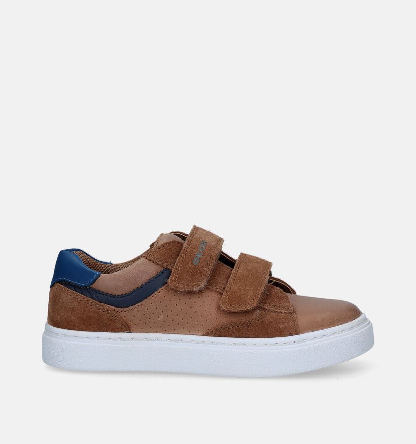 Geox Nashik Chaussures à velcro en Cognac pour garçons (335778)