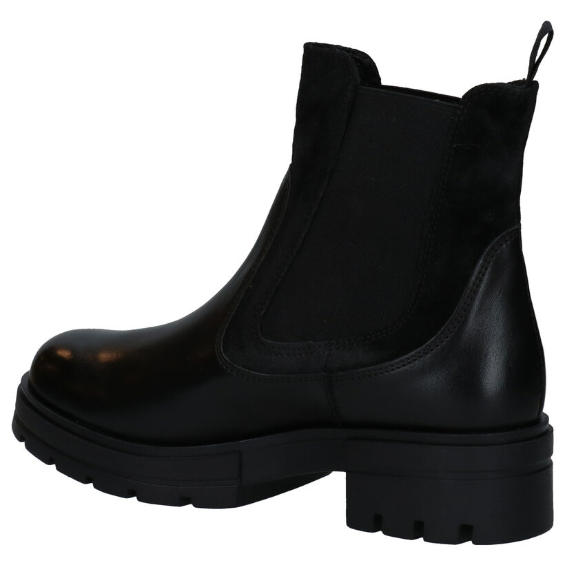 Sweet Lemon Bodyl Zwarte Chelsea Boots in daim (288508)