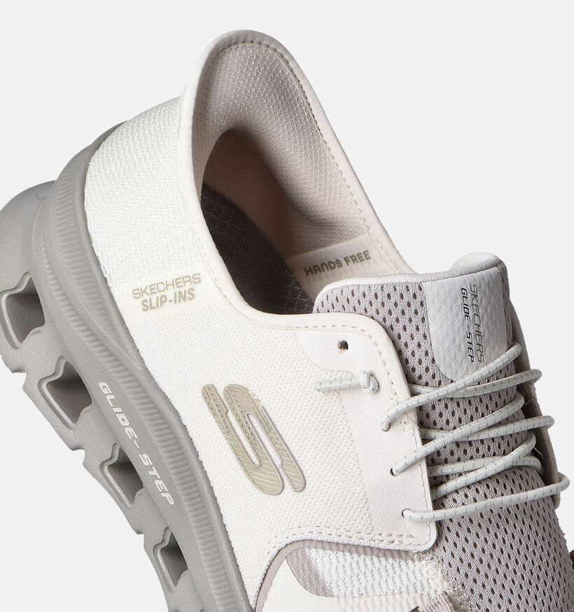 Skechers Glipe Step Pro Baskets en Blanc pour hommes (351854)