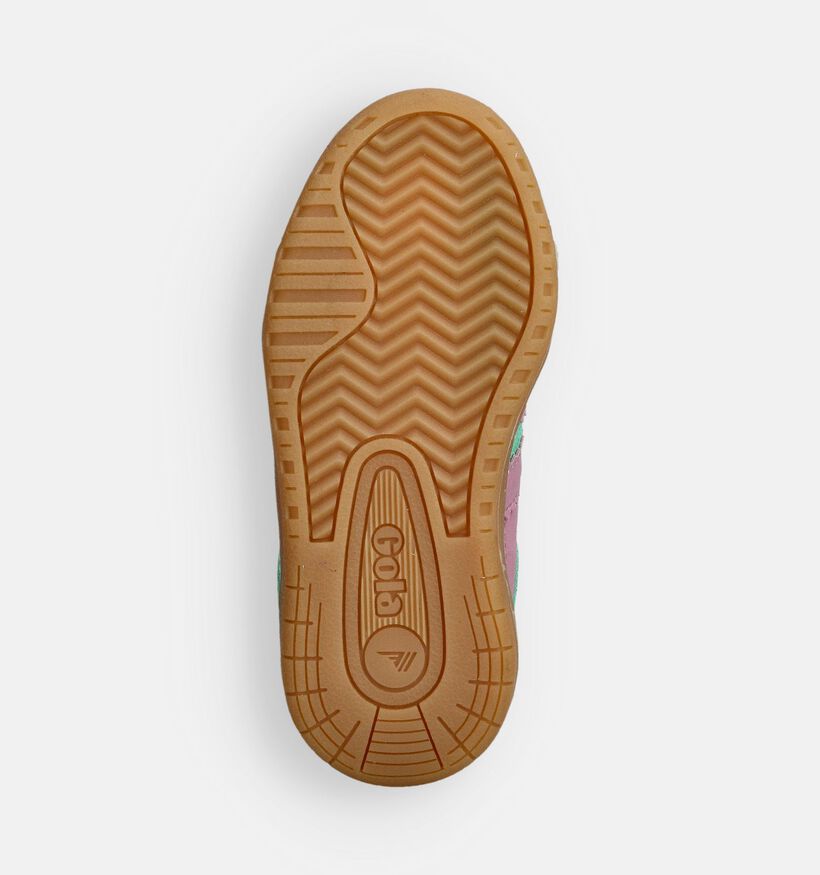 Gola Viper Groene/Roze Sneakers voor meisjes (361009) - geschikt voor steunzolen