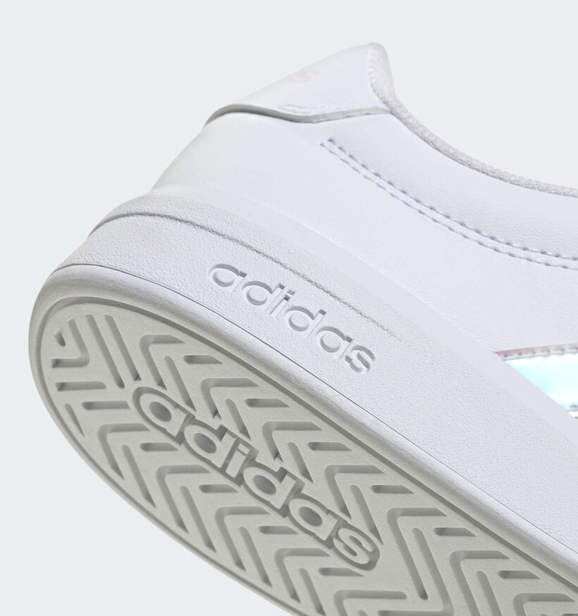 adidas Grand Court 3.0 Witte/Iridescent Sneakers voor meisjes (366705)