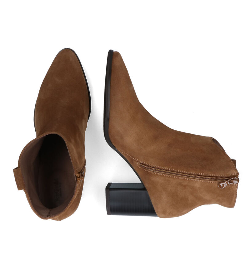 NeroGiardini Bottines à talons en Cognac en daim (321517)