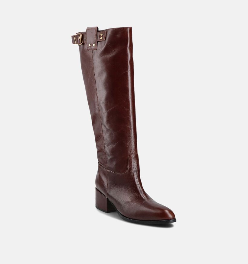Laurent David Bottes hautes en Marron pour femmes (365069)