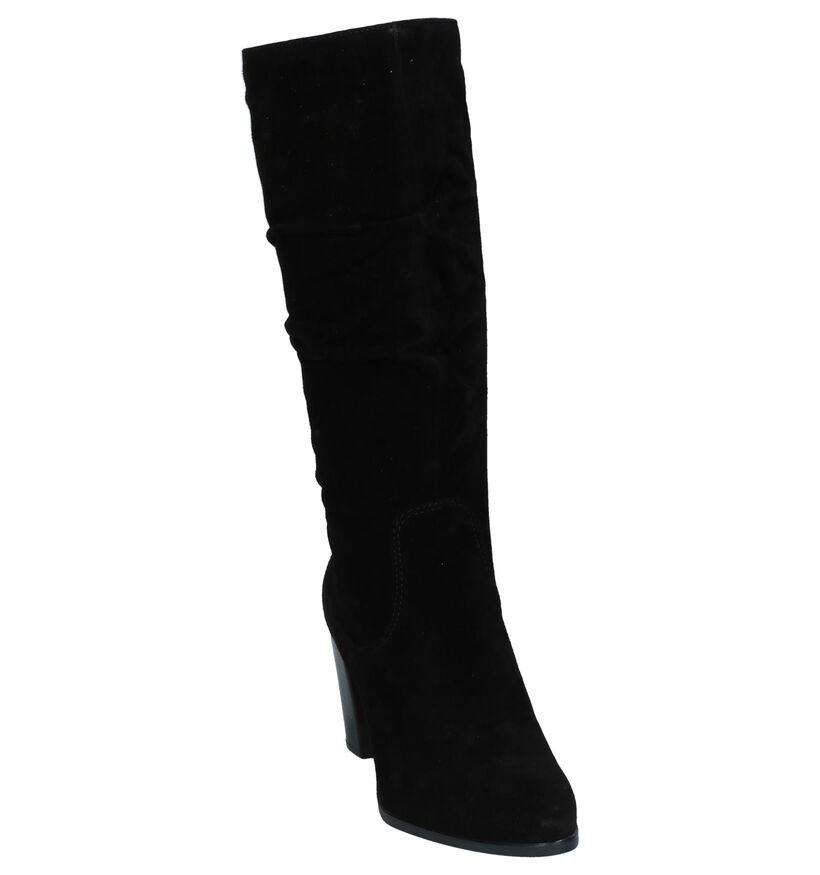 Zwarte Lange Laarzen Tamaris TOUCH it in daim (247338)