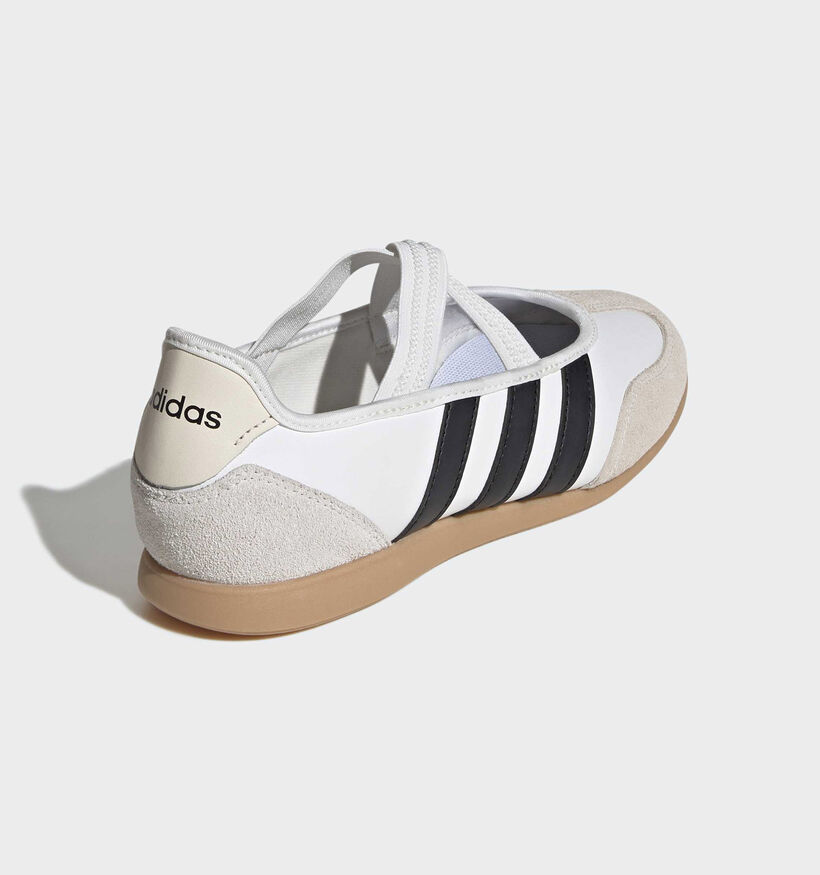adidas Barreda Mary Jane Witte/Zwarte Ballerina's voor dames (366754) - geschikt voor steunzolen