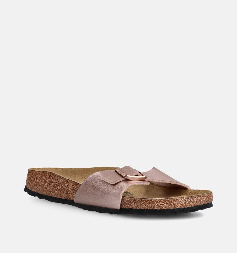 Birkenstock Madrid Copper Ros&eacute; Gouden Slippers voor dames (369567)