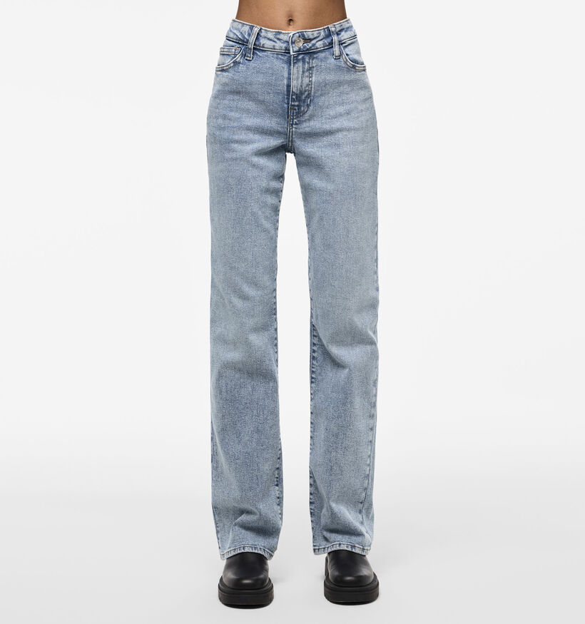 Pieces Kelly Blauwe Straight leg jeans L30 voor dames (351109)
