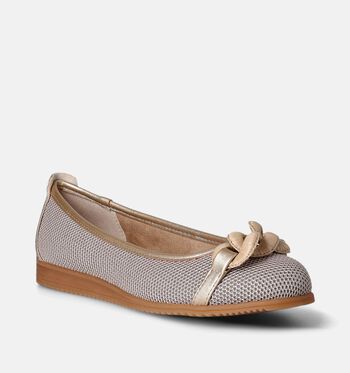 Marco Tozzi Lage schoenen Goud