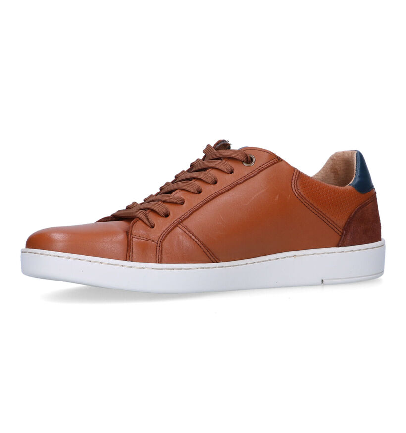 River Woods Lex Chaussures à lacets en Cognac pour hommes (323068) - pour semelles orthopédiques