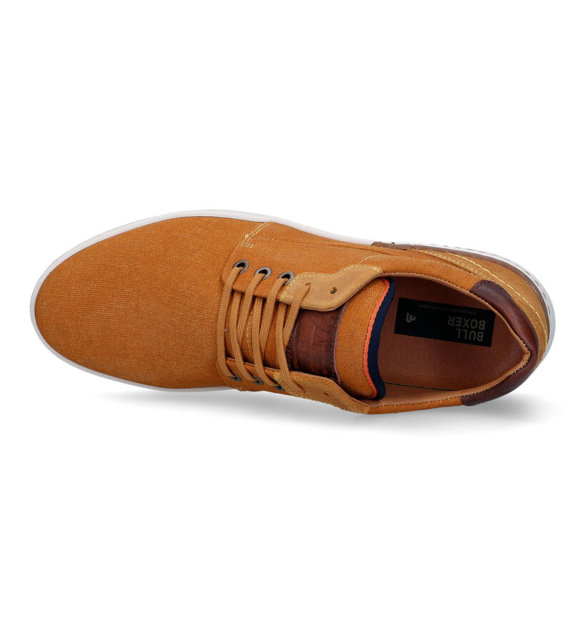 Bullboxer Chaussures à lacets en Jaune ocre pour hommes (321350) - pour semelles orthopédiques