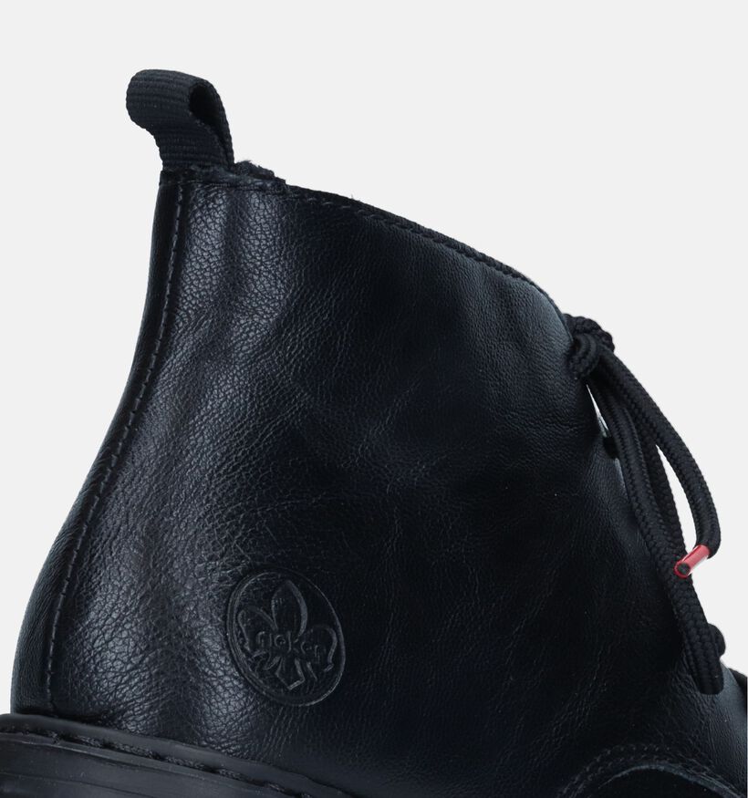 Rieker Bottines plates en Noir pour femmes (331634)