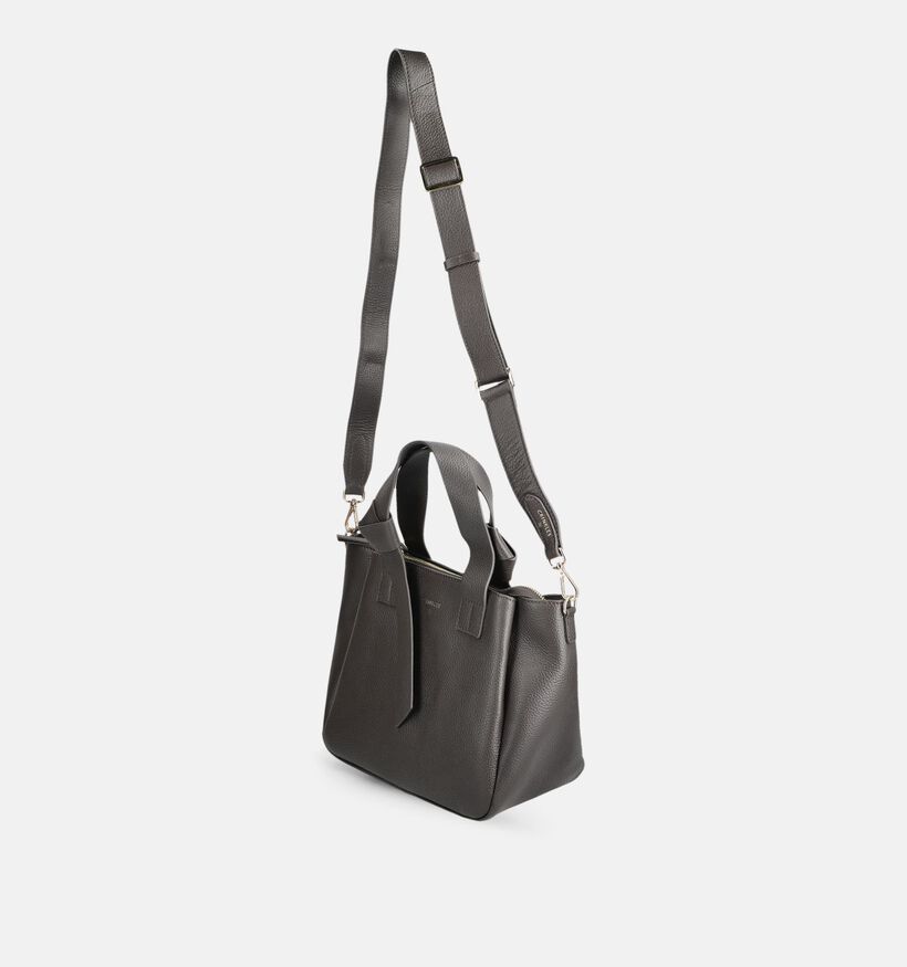 Crinkles Donkerbruine Handtas voor dames (381717)