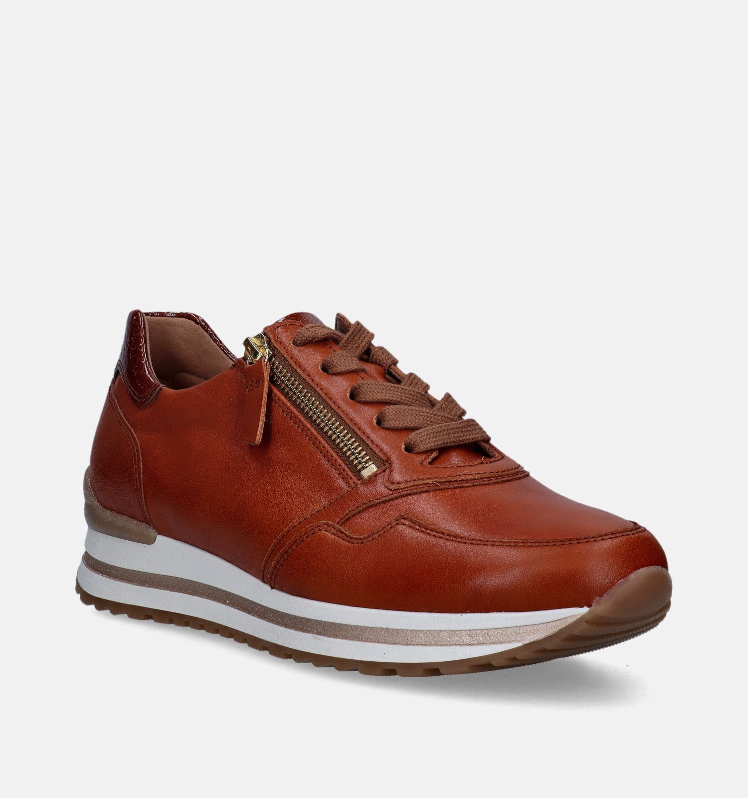 Gabor OptiFit Cognac Sneakers Dames Sneakers Online op TORFS.BE