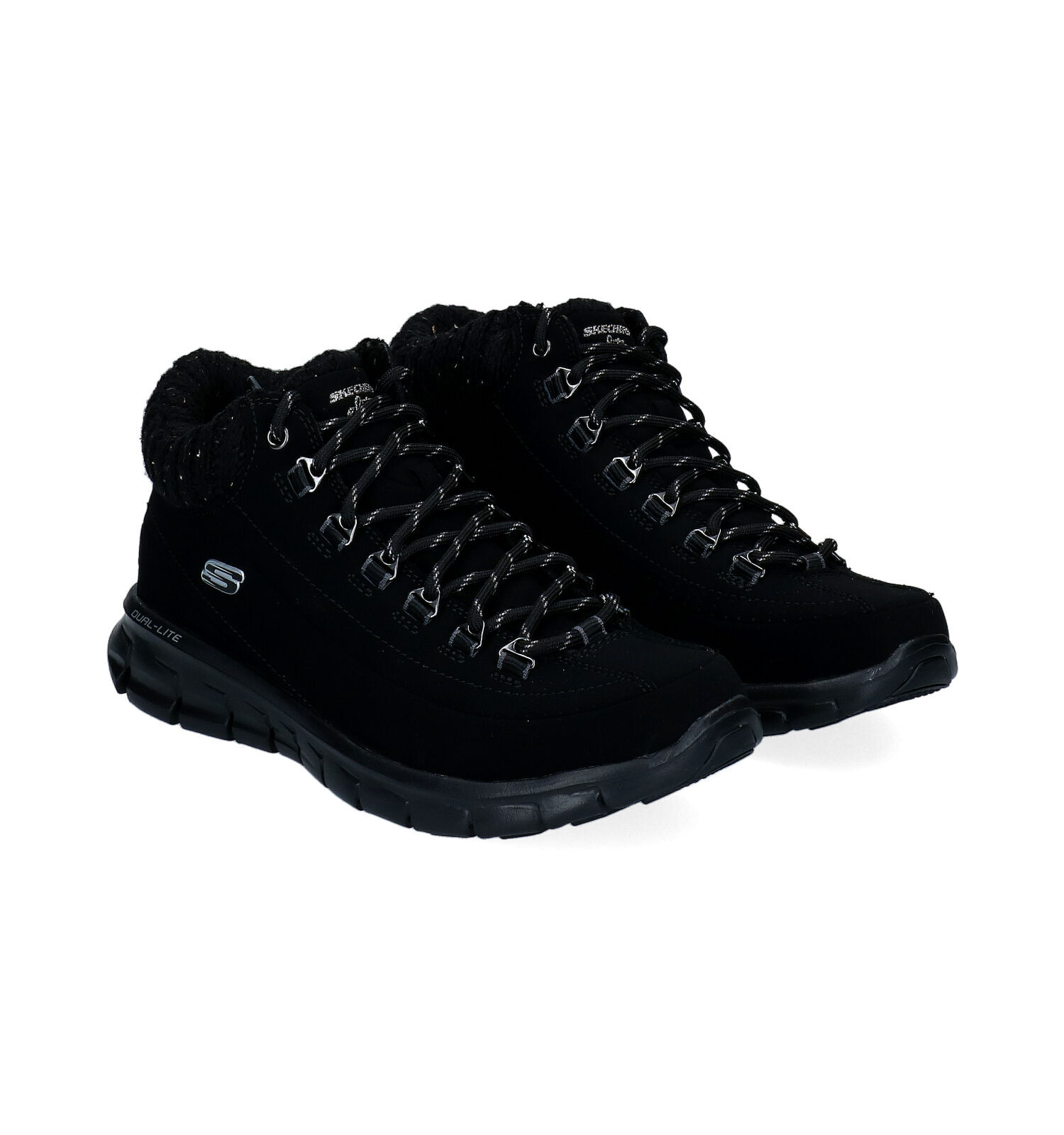Skechers synergy winter nights hot sale black