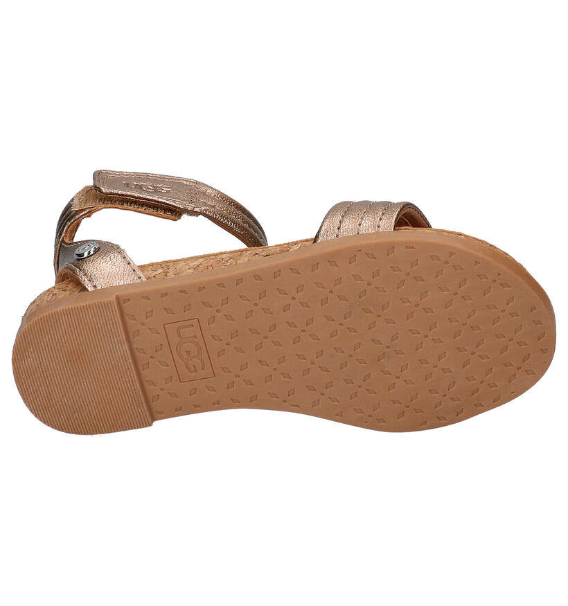 UGG Ethena Gouden Sandalen in kunstleer (267079)