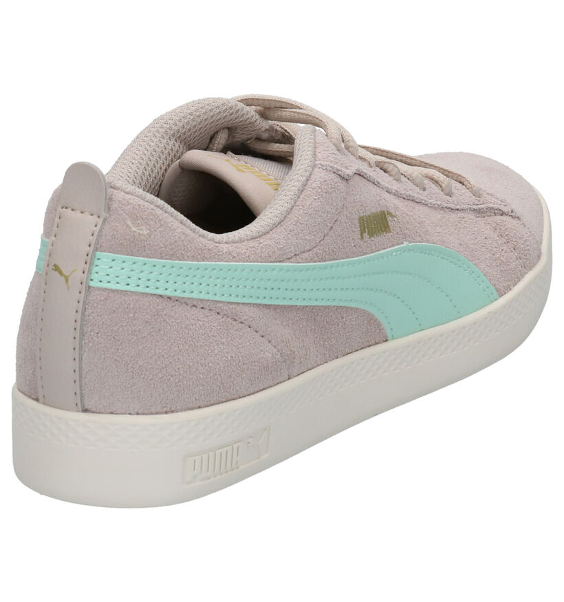Puma Smash Sneakers en Rose en daim (265568)