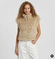 Desires Pam Faux Fur Beige Vest voor dames (376873)