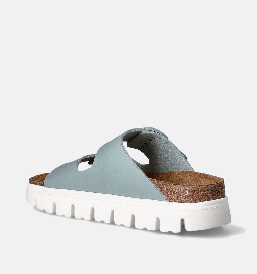 Birkenstock Arizona Pap Chunky Nu-pieds en Vert Khaki pour femmes (350874)