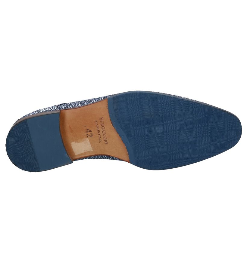 Via Borgo Chaussures habillées en Bleu en cuir (247531)