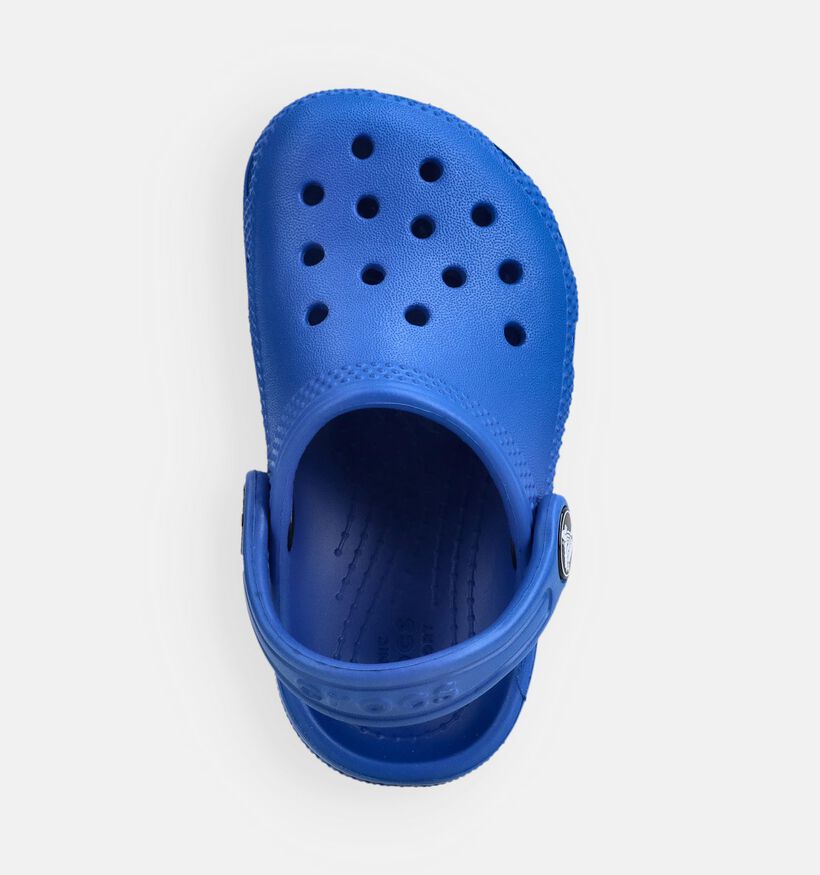 Crocs Classic Clog Nu-pieds en Bleu pour filles, gar&ccedil;ons (371019)