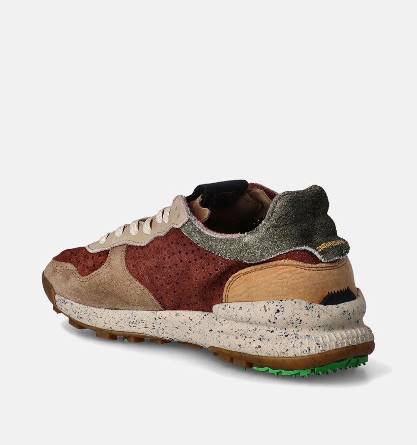 Satorisan Chacrona Laser Premium Bruine Veterschoenen voor heren (356728) - geschikt voor steunzolen