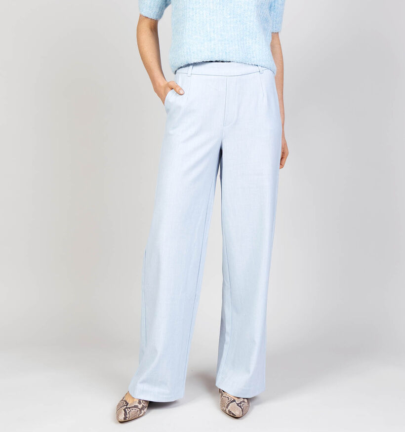 Vila Varone Pantalon classique en Bleu pour femmes (368071)
