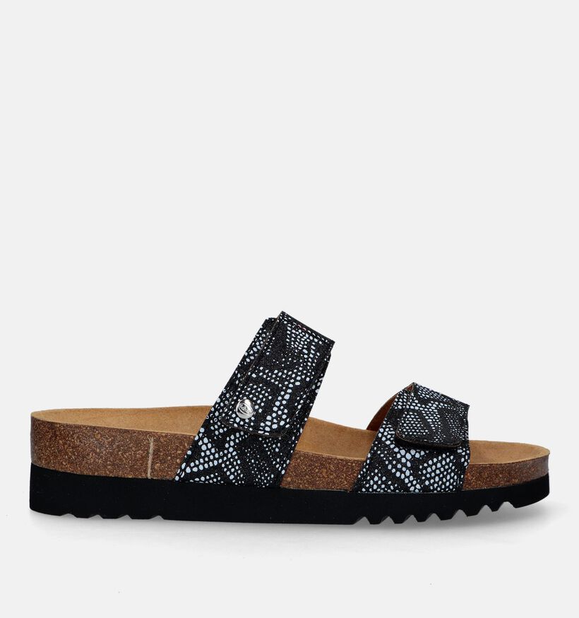 Scholl Lusaka 2.0 Zwarte Slippers in kunstleer (336771)