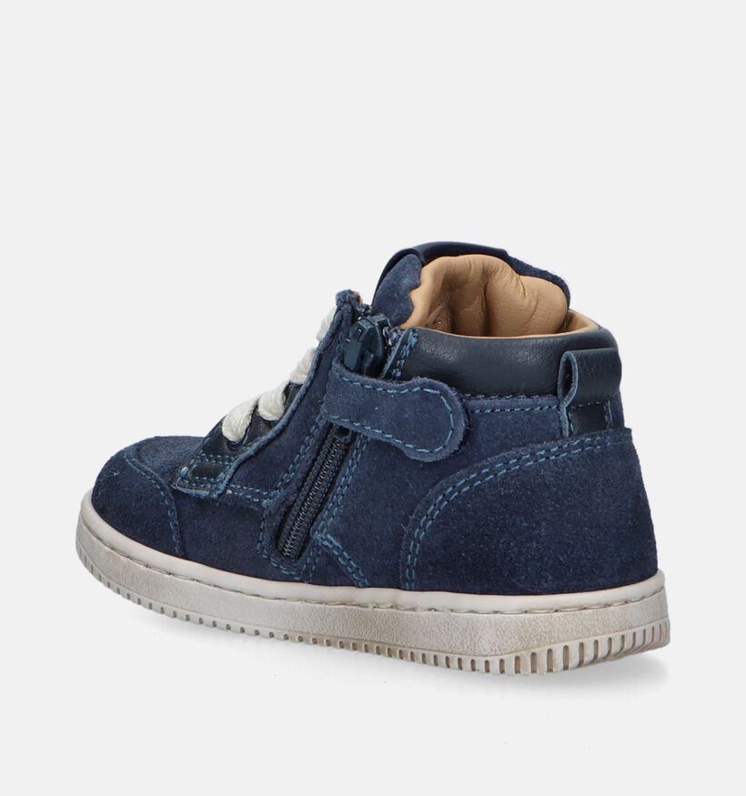 STONES and BONES Nipo Chaussures pour bébé en Bleu pour garçons (345804) - pour semelles orthopédiques