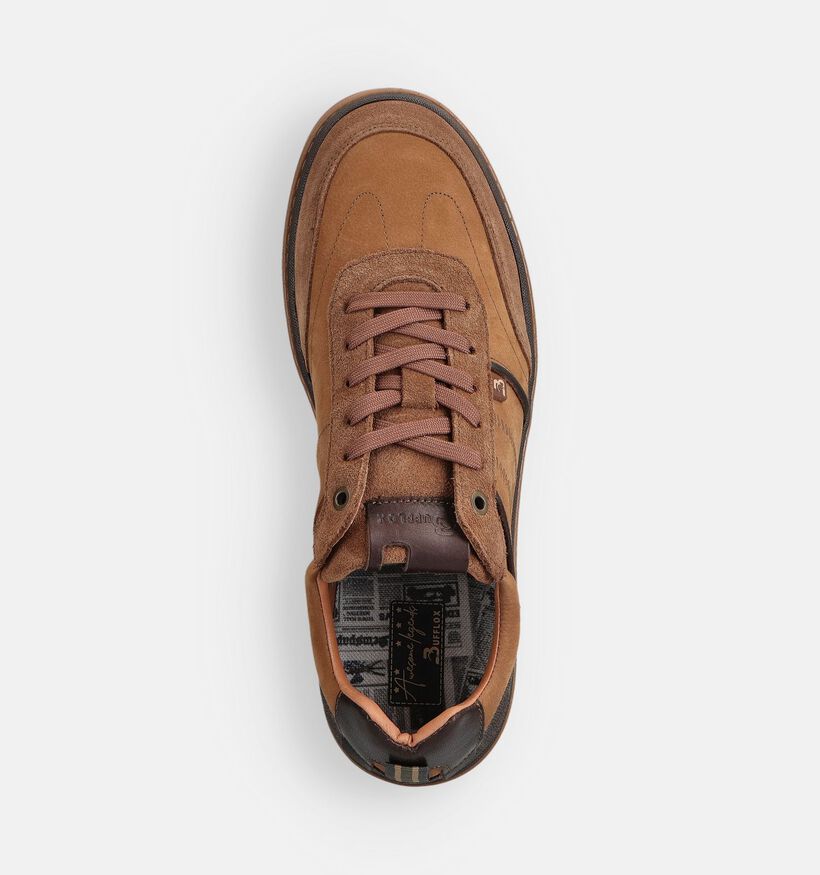 Bufflox Atenas 2 Cognac Sneakers voor heren (362643) - geschikt voor steunzolen