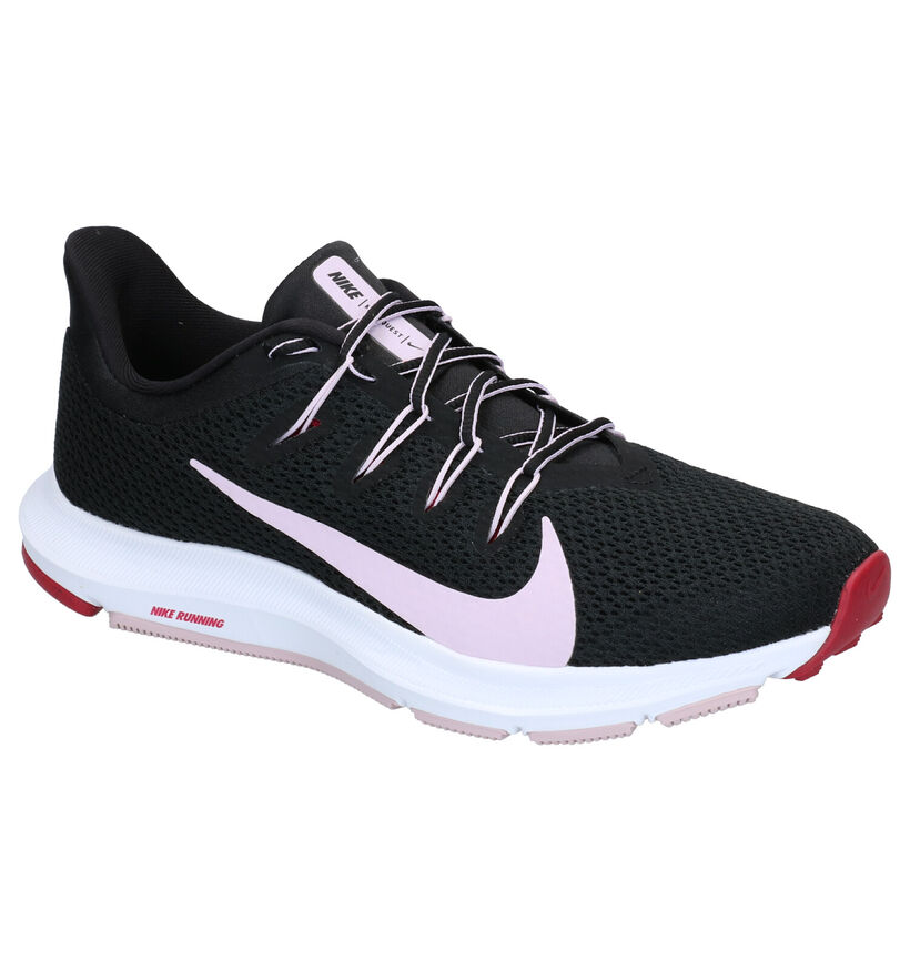 Nike Quest 2 Zwarte Sneakers in stof (265868)