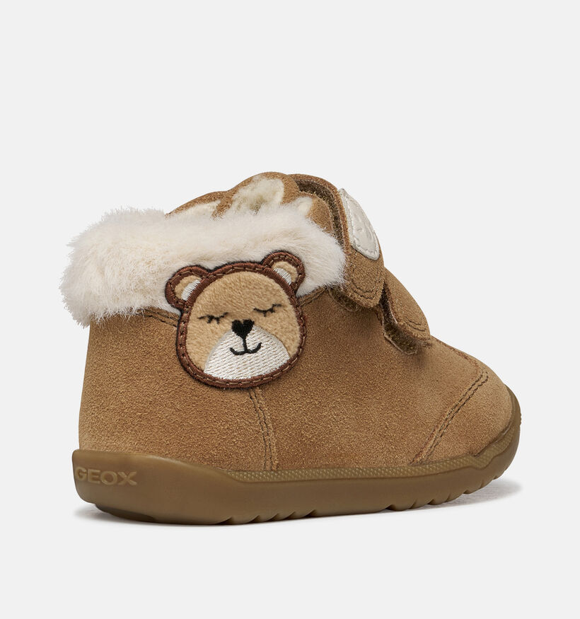 Geox Macchia Bruine Babyschoenen voor meisjes (376249) - geschikt voor steunzolen