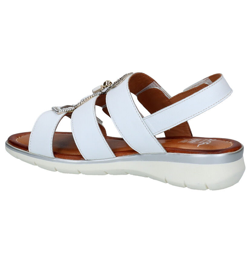 Ara Kreta Zilveren Sandalen in leer (288975)