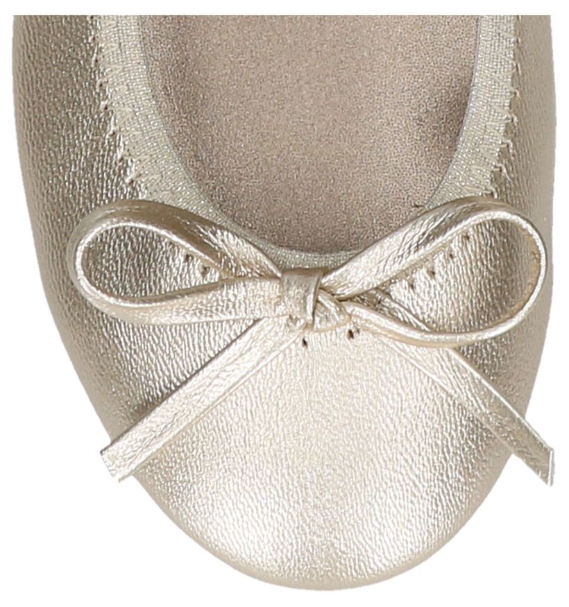 Eli Ballerines en Or en cuir (245981)