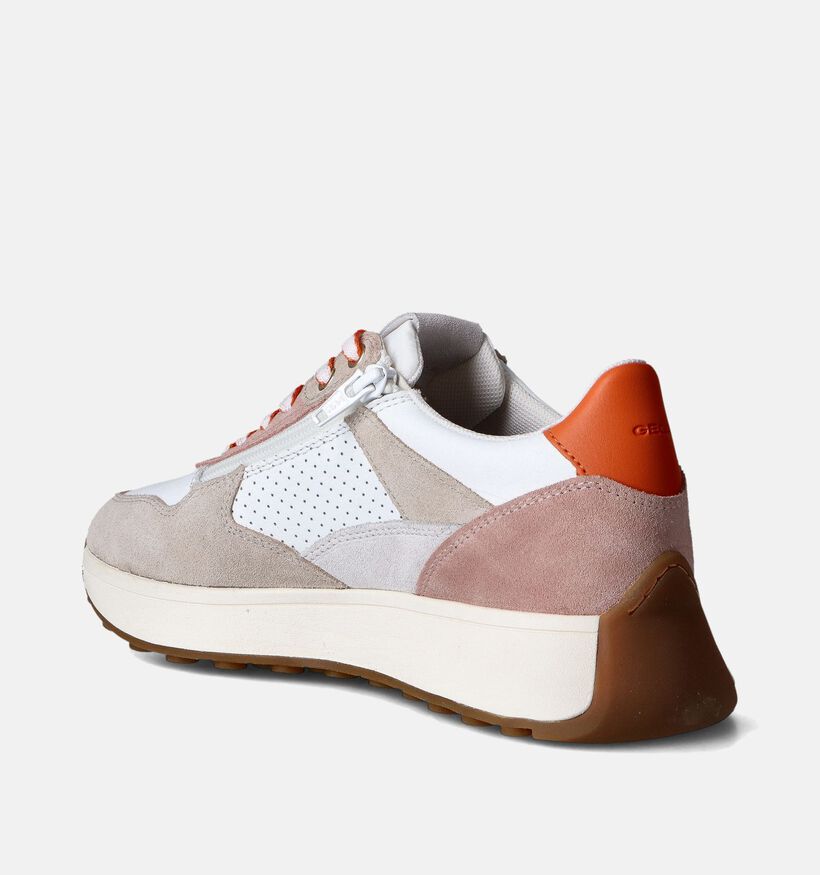 Geox Amabel A Beige Sneakers voor dames (351685) - geschikt voor steunzolen