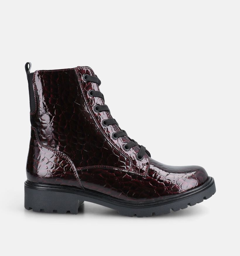 Relife Bordeaux Boots met Veter en Rits voor dames (377803)