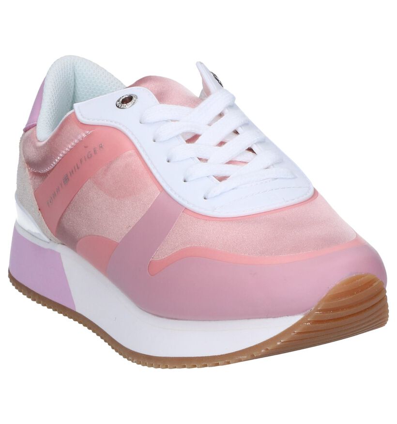 Roze Sneakers Tommy Hilfiger Pop Color Satin, , pdp