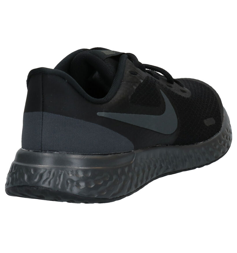 Nike Revolution Baskets en Bleu en cuir (284480)