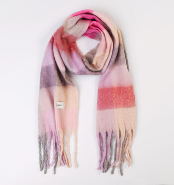 Dolce C. Sjaals Blauw/Roze/Groen