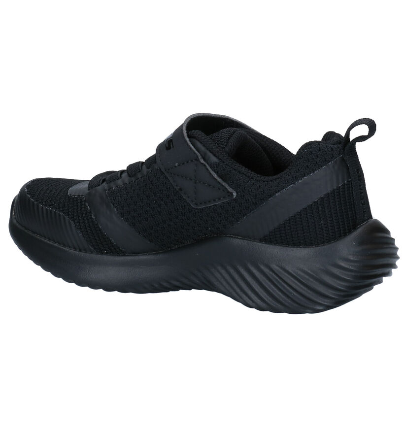 Skechers Bounder Zwarte Sneakers in stof (277921)
