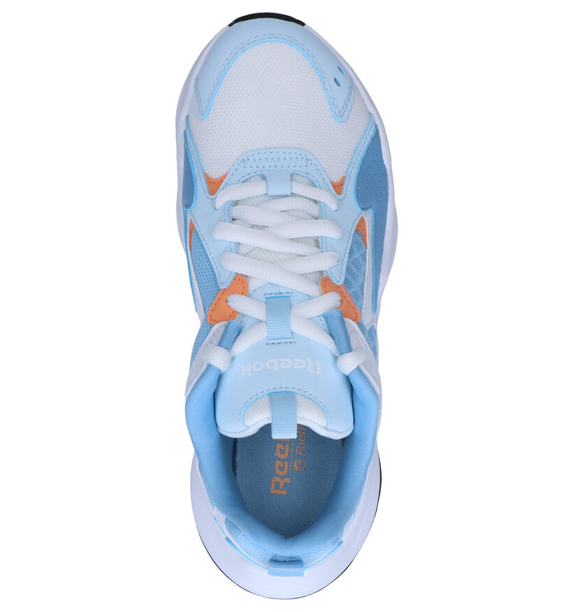 Reebok Royal Turbo Sneakers Wit/Blauw in kunstleer (264673)