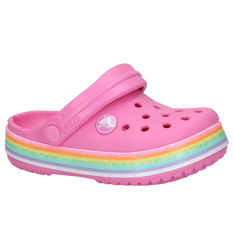 Crocs Crocband Rainbow Nu-pieds en Blanc en synthétique (269660)