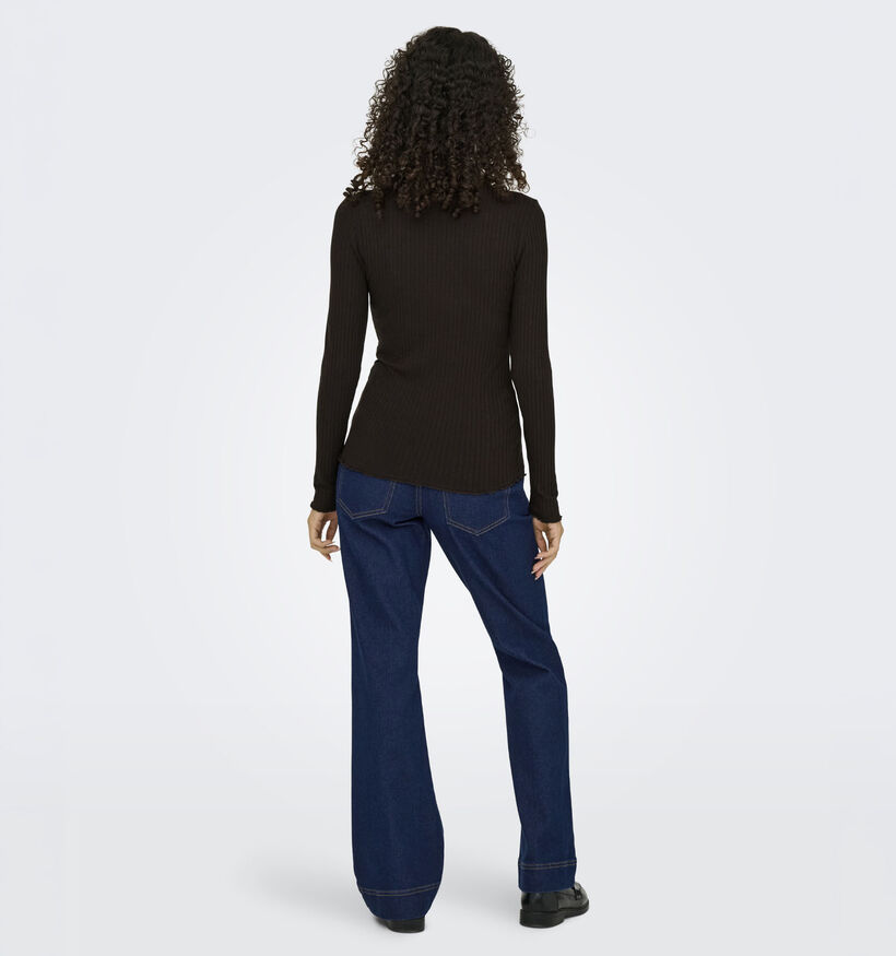 JDY Fransiska Longsleeves en Brun fonc&eacute; pour femmes (379391)
