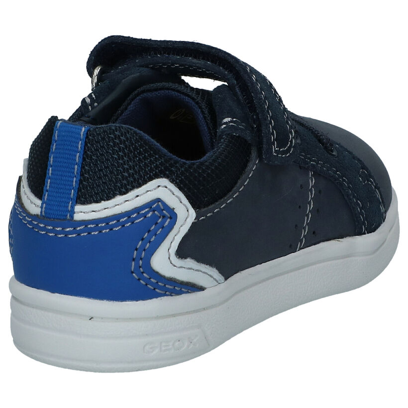 Geox DJRock Chaussures en Bleu en cuir (287083)
