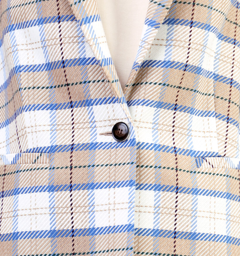 comma casual identity Blazer à carreaux en Jaune pour femmes (334816)
