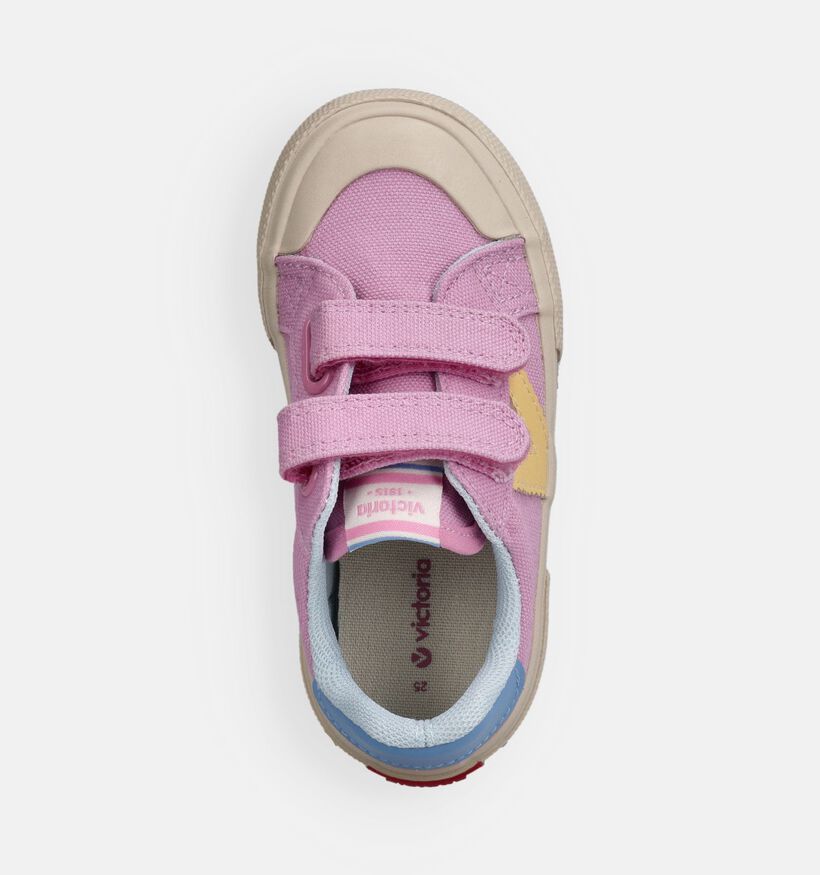 Victoria Tribu Roze Lage Sneakers voor meisjes (371002) - geschikt voor steunzolen
