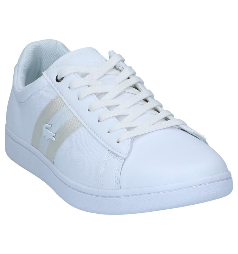 Witte Sneakers Lacoste Carnaby Evo in leer (239371)