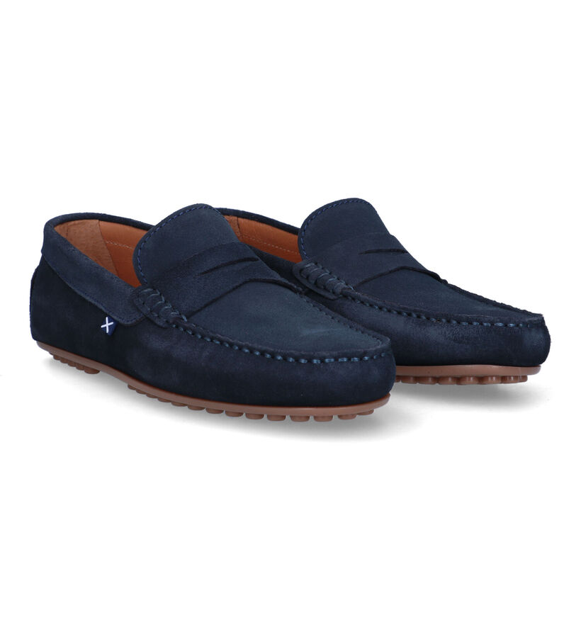 Scapa Chaussures à enfiler en Bleu pour hommes (323782) - pour semelles orthopédiques