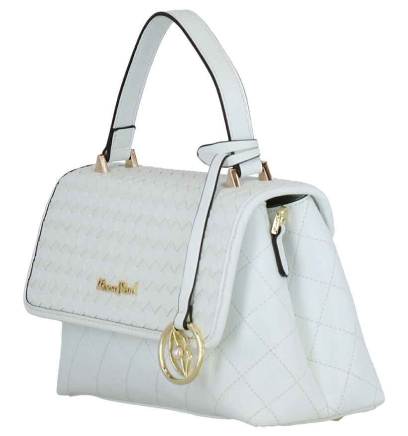 Kisses of Pearl Zora Witte Handtas in kunstleer (273760)