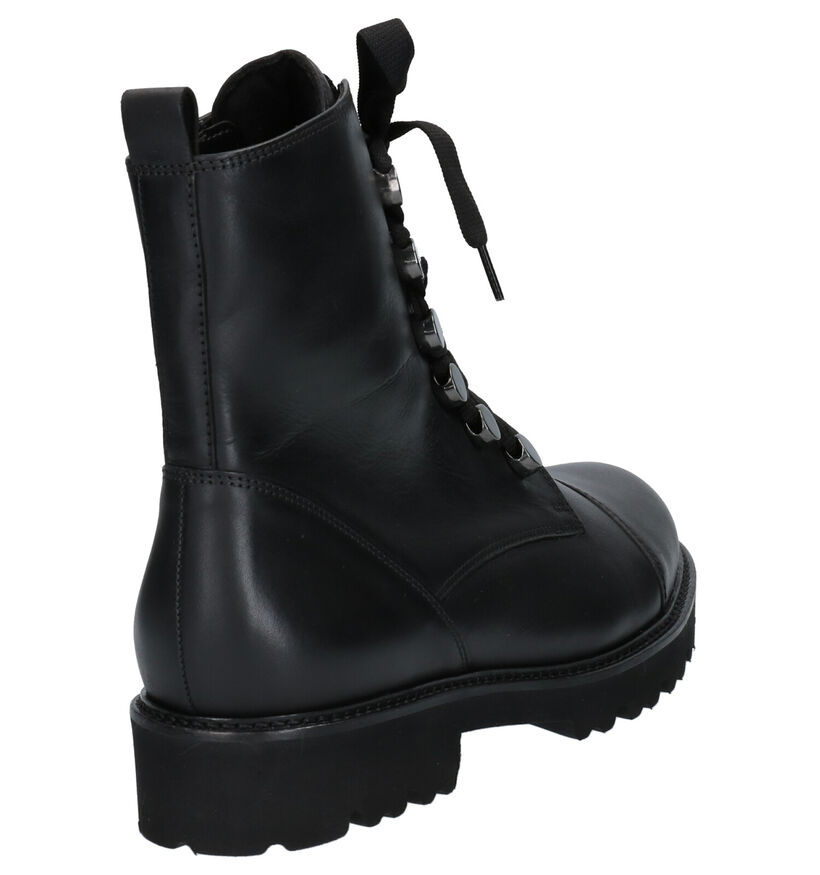 Gabor Best Fitting Bottines en Noir en cuir (260120)