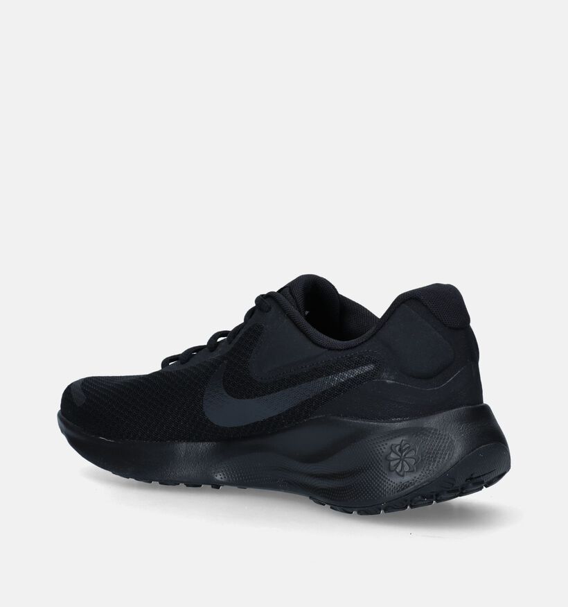 Nike Revolution 7 Baskets en Noir pour hommes (340397)